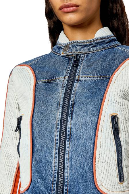 Diesel Frauen hellblau de-light-s Bekleidung 8608779