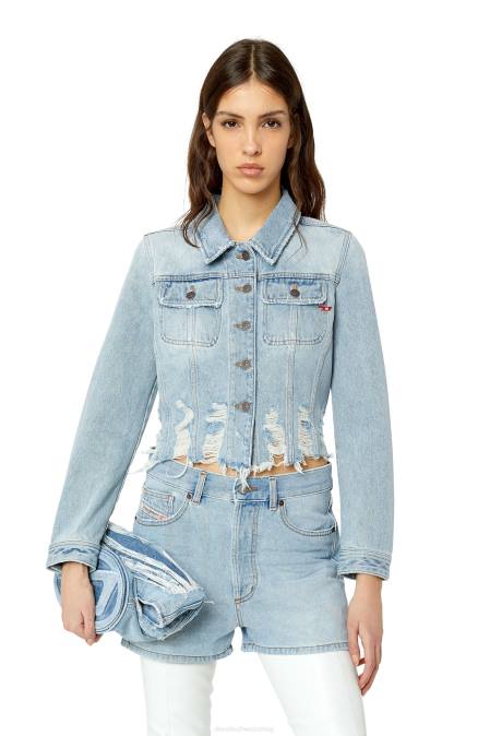 Diesel Frauen hellblau de-slimmy-p Bekleidung 8608775
