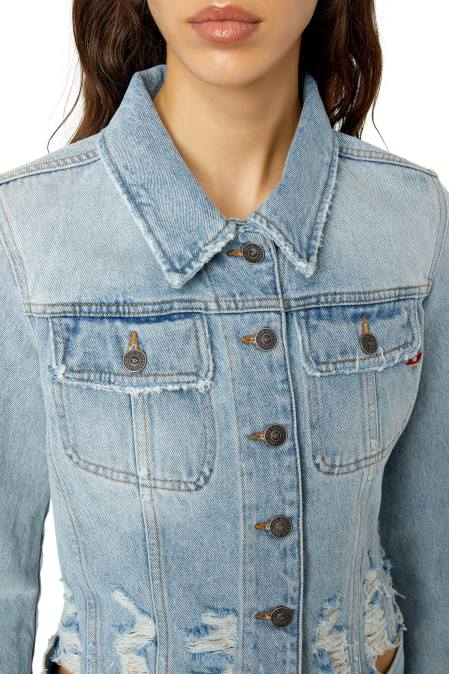 Diesel Frauen hellblau de-slimmy-p Bekleidung 8608775