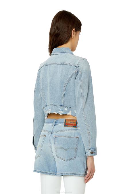 Diesel Frauen hellblau de-slimmy-p Bekleidung 8608775