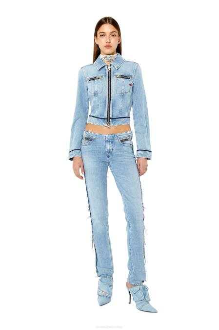 Diesel Frauen hellblau de-slimmy-re Bekleidung 8608759