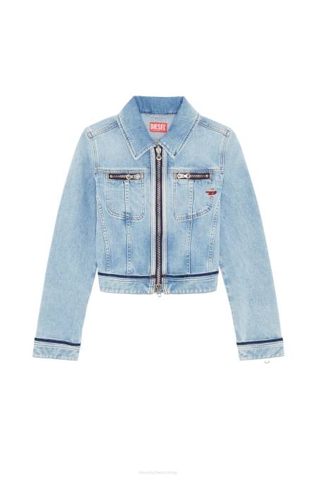 Diesel Frauen hellblau de-slimmy-re Bekleidung 8608759