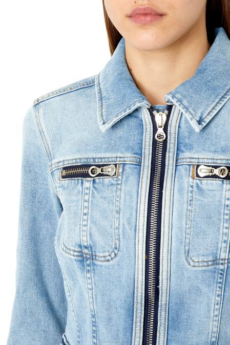 Diesel Frauen hellblau de-slimmy-re Bekleidung 8608759