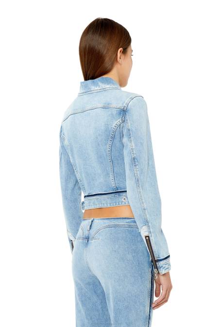 Diesel Frauen hellblau de-slimmy-re Bekleidung 8608759