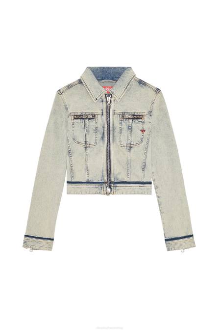 Diesel Frauen hellblau de-slimmy-re Bekleidung 8608783