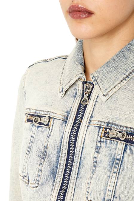 Diesel Frauen hellblau de-slimmy-re Bekleidung 8608783