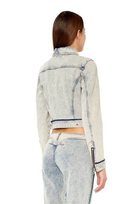 Diesel Frauen hellblau de-slimmy-re Bekleidung 8608783