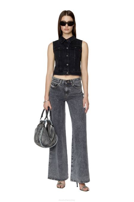 Diesel Frauen schwarz/dunkelgrau de-slimmy-sm Bekleidung 8608777