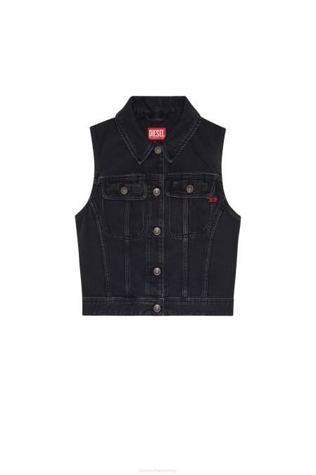 Diesel Frauen schwarz/dunkelgrau de-slimmy-sm Bekleidung 8608777