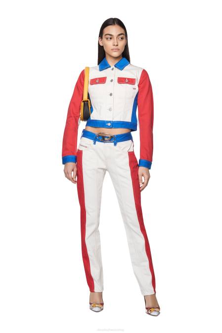 Diesel Frauen weiß Rot entschlackend Bekleidung 8608757