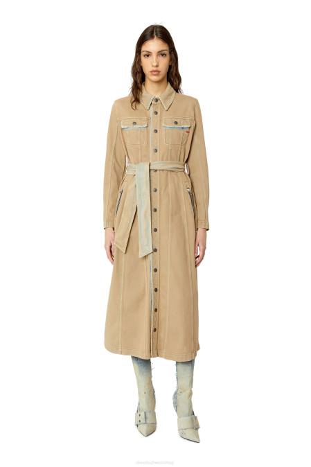Diesel Frauen Beige de-flaminty-z Bekleidung 8608850