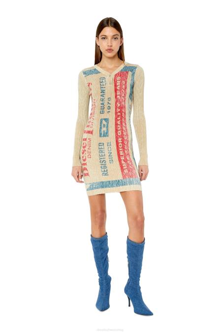 Diesel Frauen Beige m-aelle Bekleidung 8608797