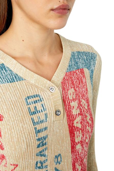 Diesel Frauen Beige m-aelle Bekleidung 8608797