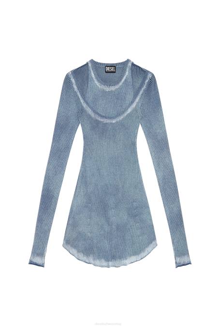 Diesel Frauen Blau Glimmer Bekleidung 8608798