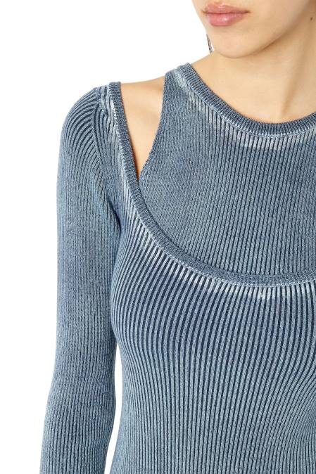 Diesel Frauen Blau Glimmer Bekleidung 8608798