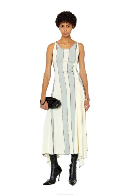 Diesel Frauen Blau Weiss d-lin Bekleidung 8608839