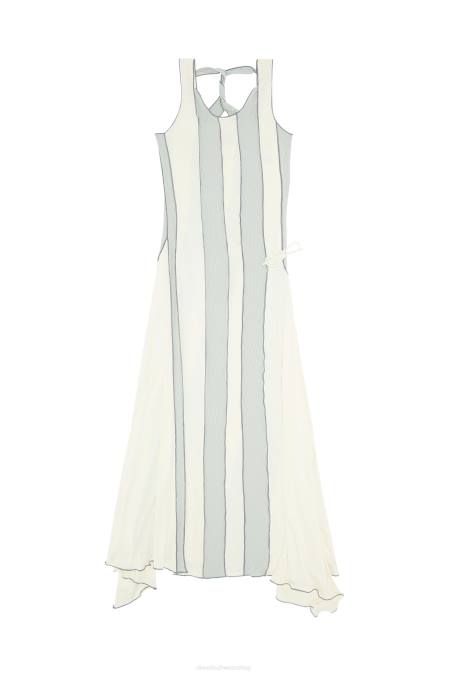 Diesel Frauen Blau Weiss d-lin Bekleidung 8608839