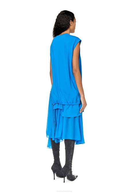 Diesel Frauen Blau d-rollace Bekleidung 8608831