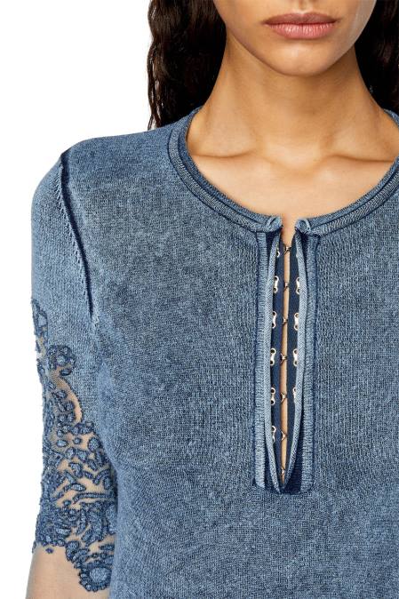 Diesel Frauen Blau m-anya Bekleidung 8608845