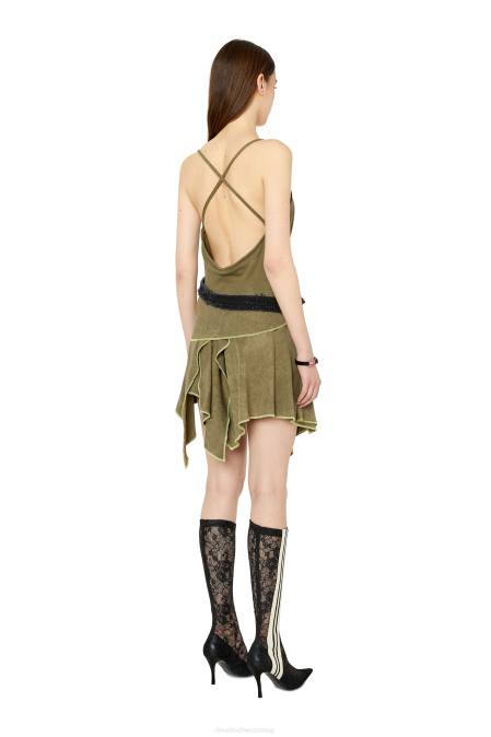 Diesel Frauen Militärgrün d-pflaumenig Bekleidung 8608848