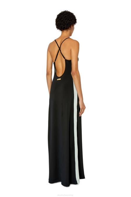 Diesel Frauen Schwarz Blau d-strukon Bekleidung 8608833