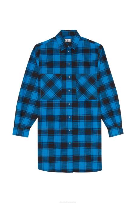 Diesel Frauen Schwarz Blau d-super-i Bekleidung 8608826