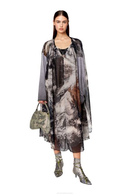 Diesel Frauen Schwarz d-lav Bekleidung 8608812