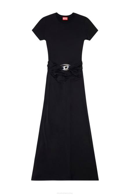 Diesel Frauen Schwarz d-rowy Bekleidung 8608809