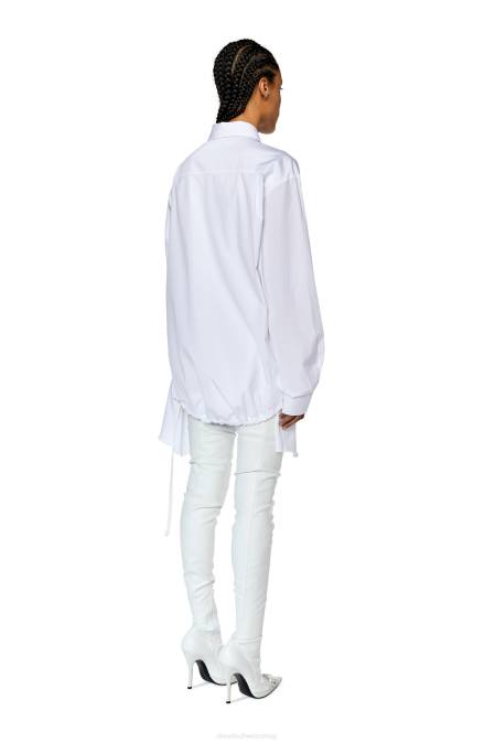 Diesel Frauen Weiss c-entela Bekleidung 8608824