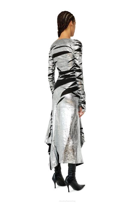 Diesel Frauen grau Verdammt Bekleidung 8608843