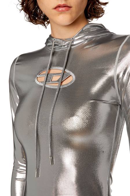 Diesel Frauen grau d-mathilde-l1 Bekleidung 8608811