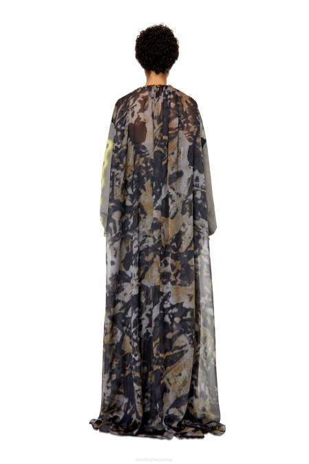 Diesel Frauen grau schwarz d-lavi-neu Bekleidung 8608852