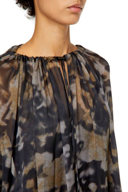 Diesel Frauen grau schwarz d-lavi-neu Bekleidung 8608852