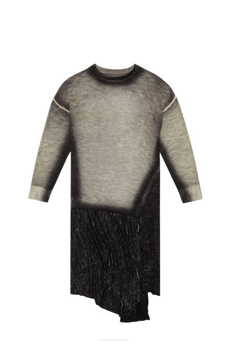 Diesel Frauen grau schwarz m-Kimolos Bekleidung 8608818