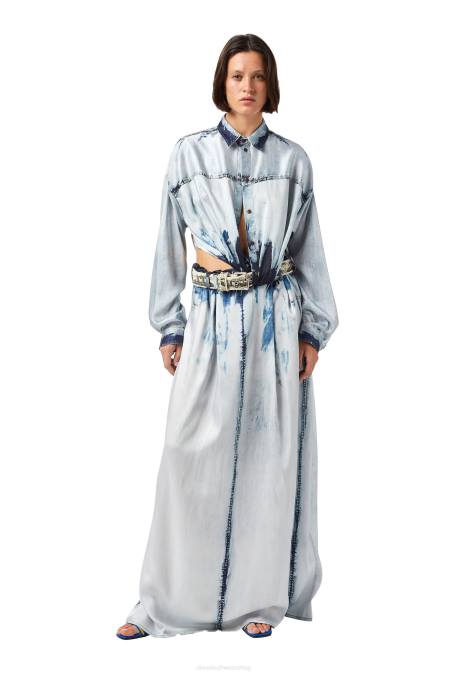 Diesel Frauen hellblau d-suki Bekleidung 8608799