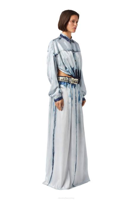 Diesel Frauen hellblau d-suki Bekleidung 8608799