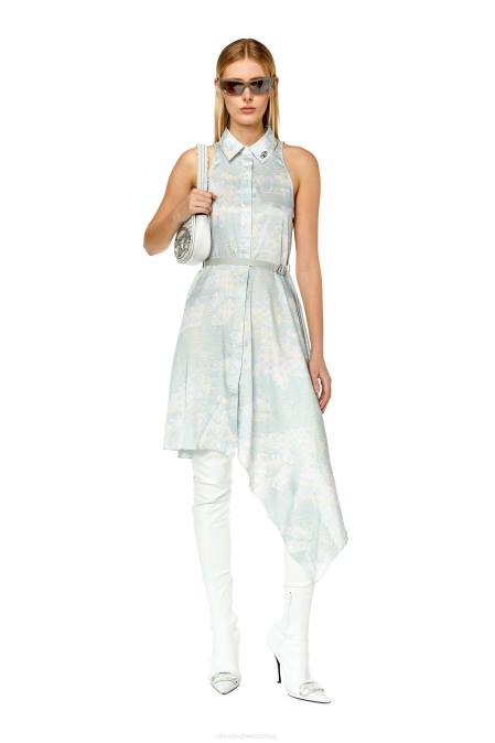 Diesel Frauen hellblau d-trisa-aop Bekleidung 8608846