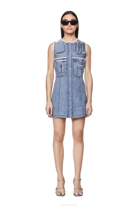 Diesel Frauen hellblau de-glos-fs Bekleidung 8608822