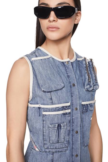 Diesel Frauen hellblau de-glos-fs Bekleidung 8608822