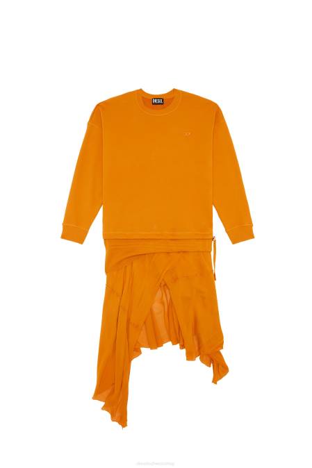 Diesel Frauen orange D-Rollie Bekleidung 8608828