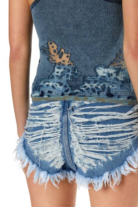 Diesel Frauen Blau m-anisha Bekleidung 8608886