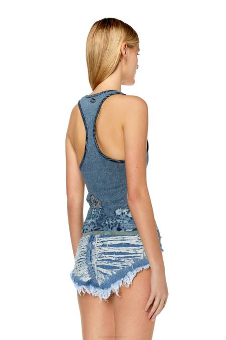 Diesel Frauen Blau m-anisha Bekleidung 8608886