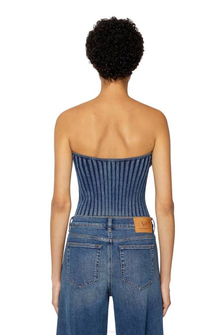 Diesel Frauen Blau m-clarksville Bekleidung 8608857