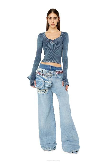 Diesel Frauen Blau m-ichiko Bekleidung 8608859