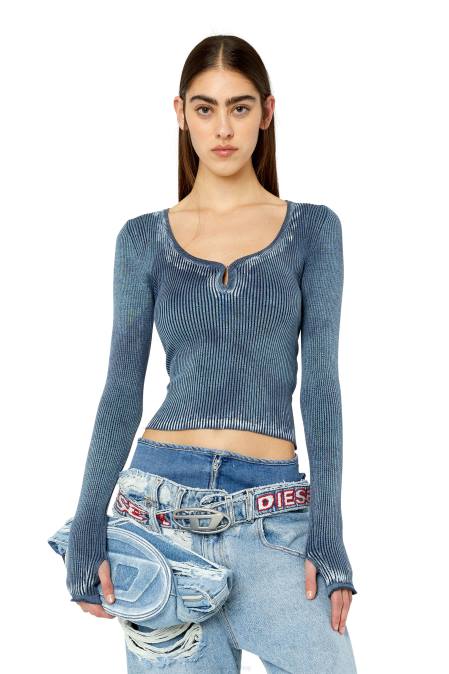 Diesel Frauen Blau m-ichiko Bekleidung 8608859