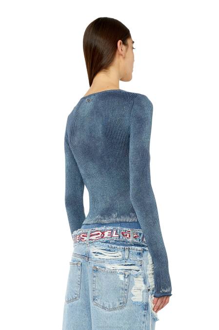 Diesel Frauen Blau m-ichiko Bekleidung 8608859