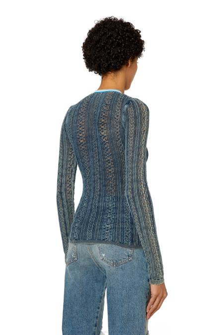 Diesel Frauen Blau m-ikyla Bekleidung 8608882