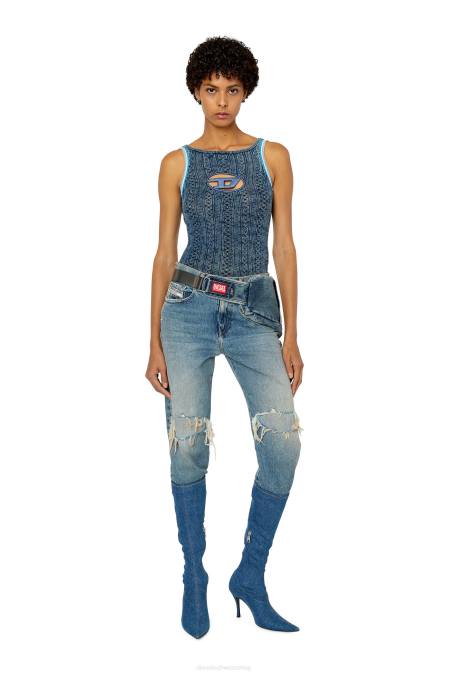 Diesel Frauen Blau m-ilagros Bekleidung 8608864