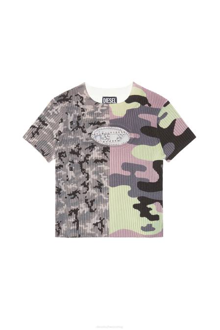 Diesel Frauen Grün Grau m-hampton Bekleidung 8608858