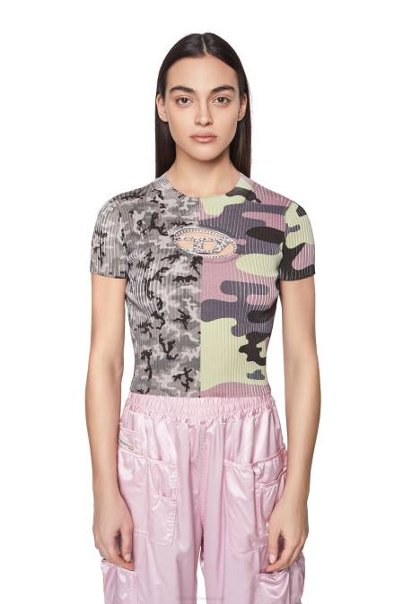 Diesel Frauen Grün Grau m-hampton Bekleidung 8608858